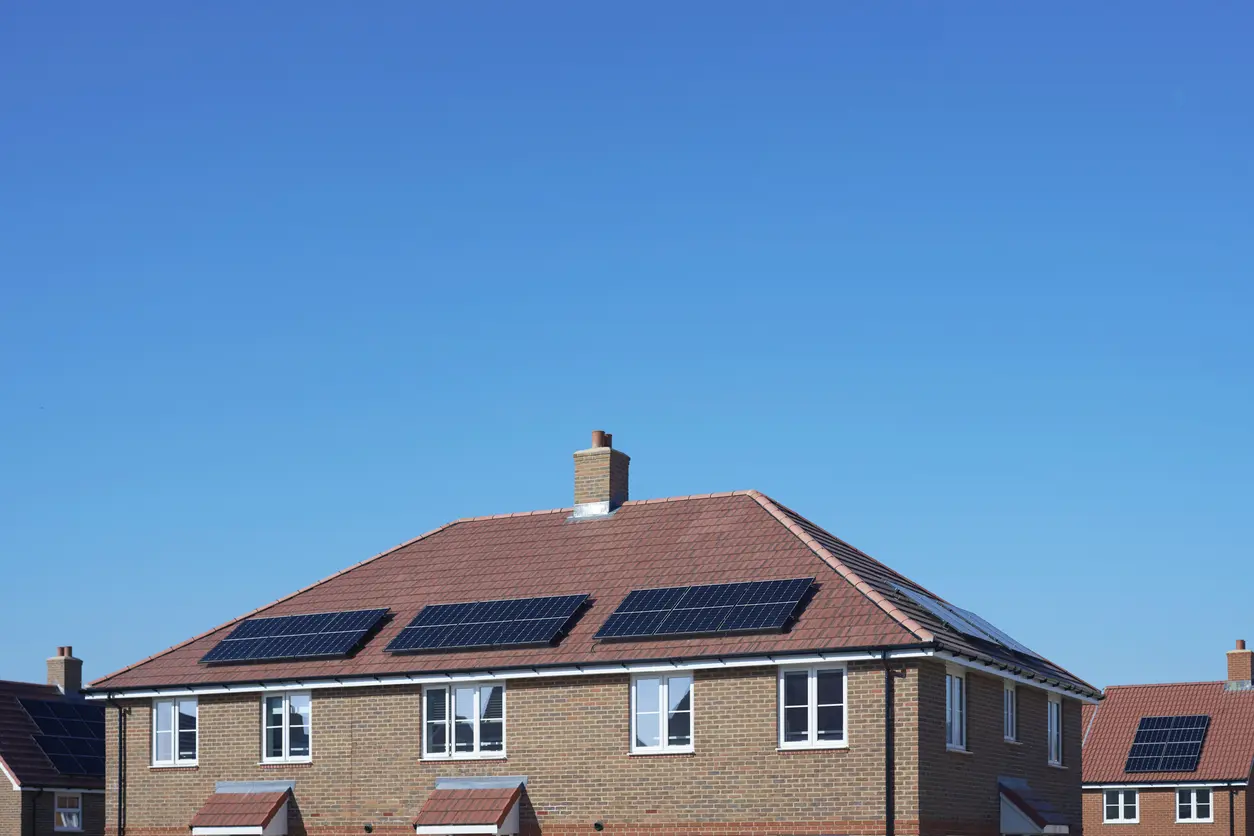 solar panels on residential properyy