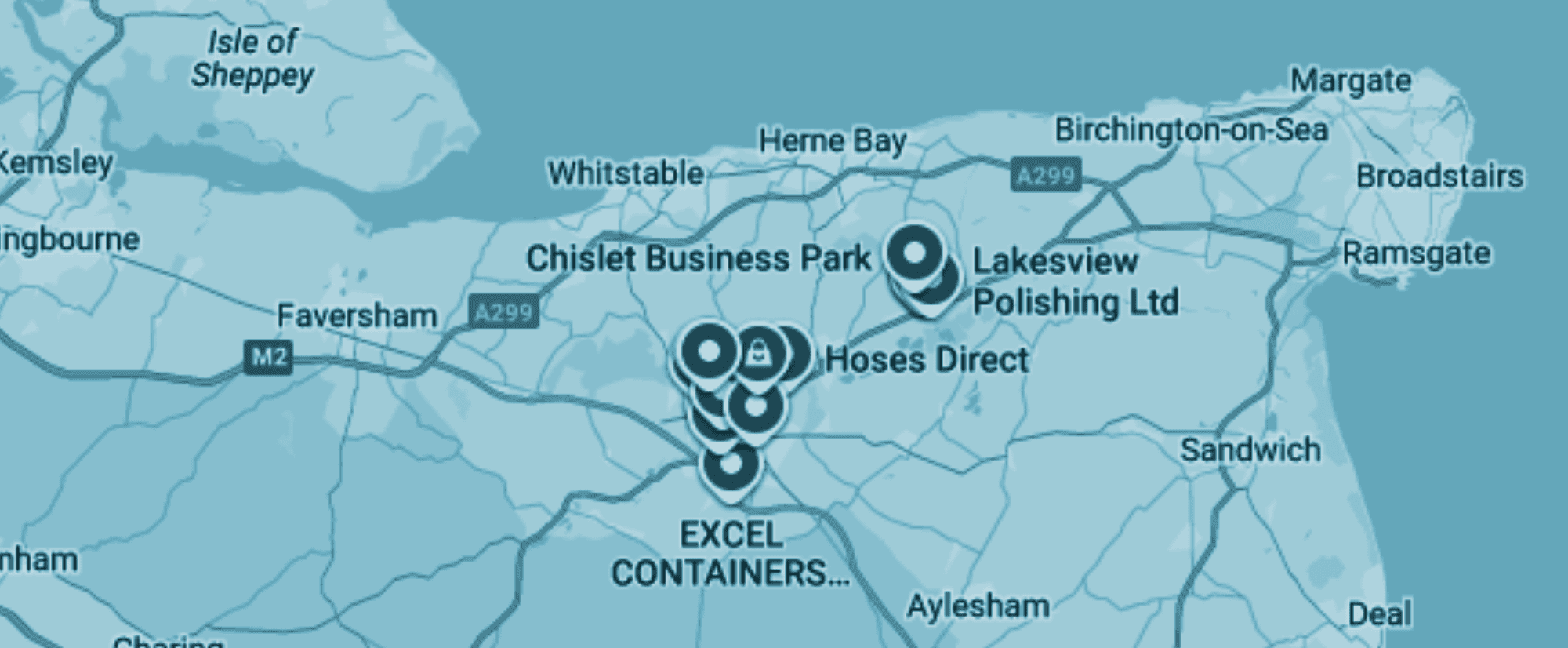 map of kent
