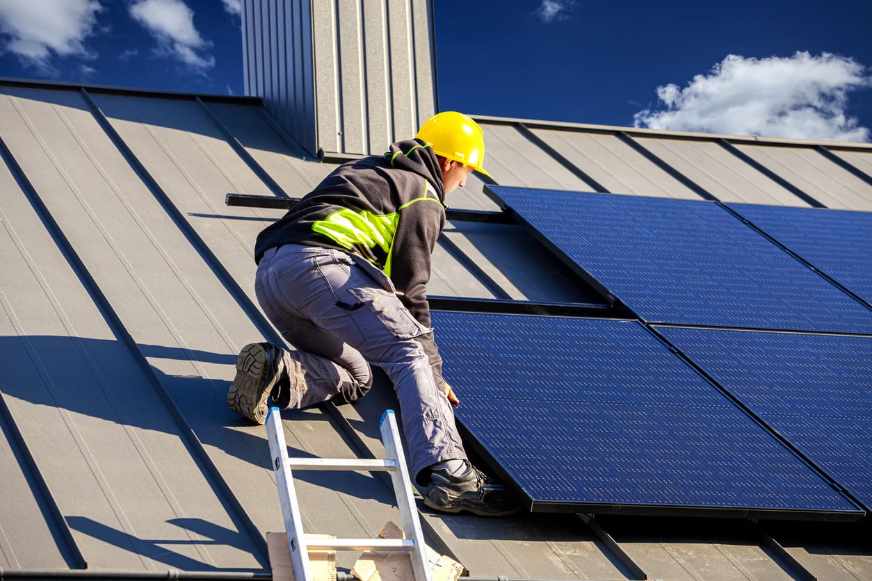 solar panel installation