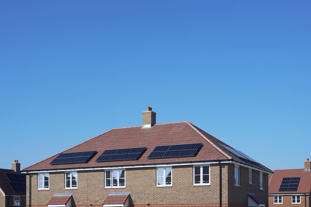 solar panels on residential properyy